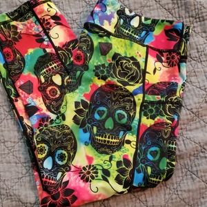 CVG tie dye skull